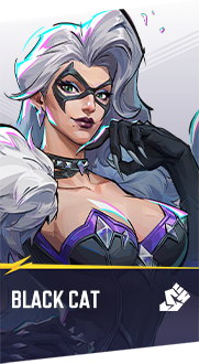 Black Cat Marvel Rivals hero card