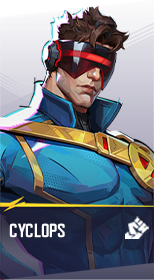 Cyclops Marvel Rivals hero card