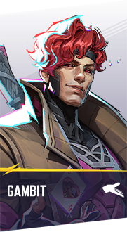 Gambit Marvel Rivals hero card