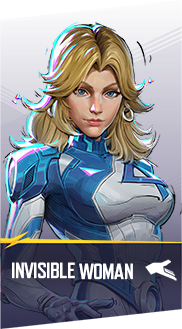 Invisible Woman Marvel Rivals hero card