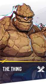 The Thing Marvel Rivals hero card