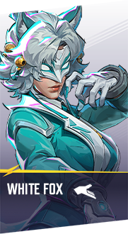 White Fox Marvel Rivals hero card